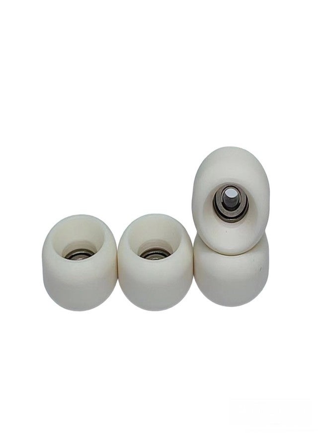 LEEFAI Pro Fingerboard Wheels Urethane Off White Bearing Wheel -Outdoor and Indoor Fngerboarding Wheel - Size 7.5 * 4.5mm - Image 1